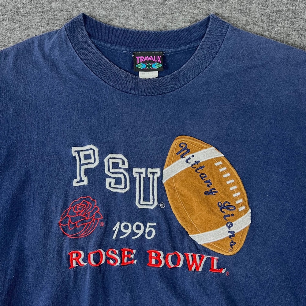 Vintage 1995 Pennsylvania State University Rose Bowl T Shirt Medium Made in USA